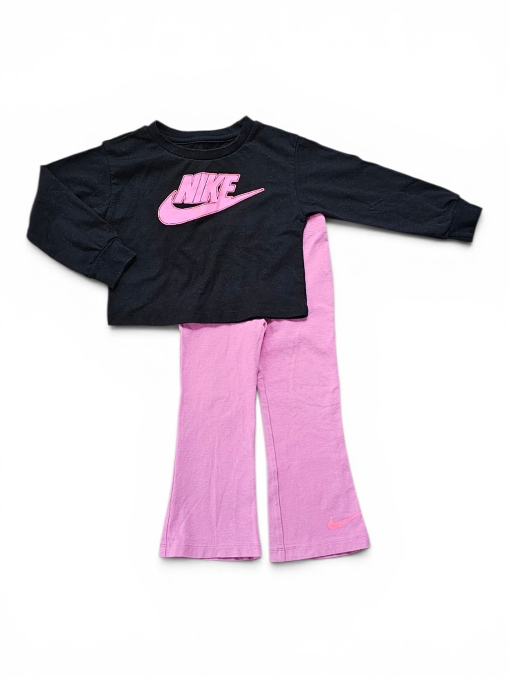 Nike Girls Pink & Black 2-Piece Set 3T